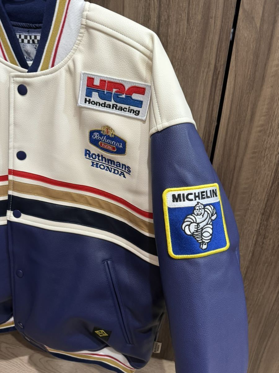 未使用 ロスマンズ Rothmans ホンダ honda レーシング ロゴ ジャケット Lサイズ の画像6