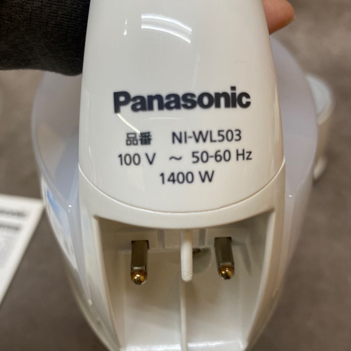 パナソニック Panasonic コードレス スチーム アイロン CaRuRu カルル NI-WL503 -W ホワイト 箱入り 動作確認済み_画像7