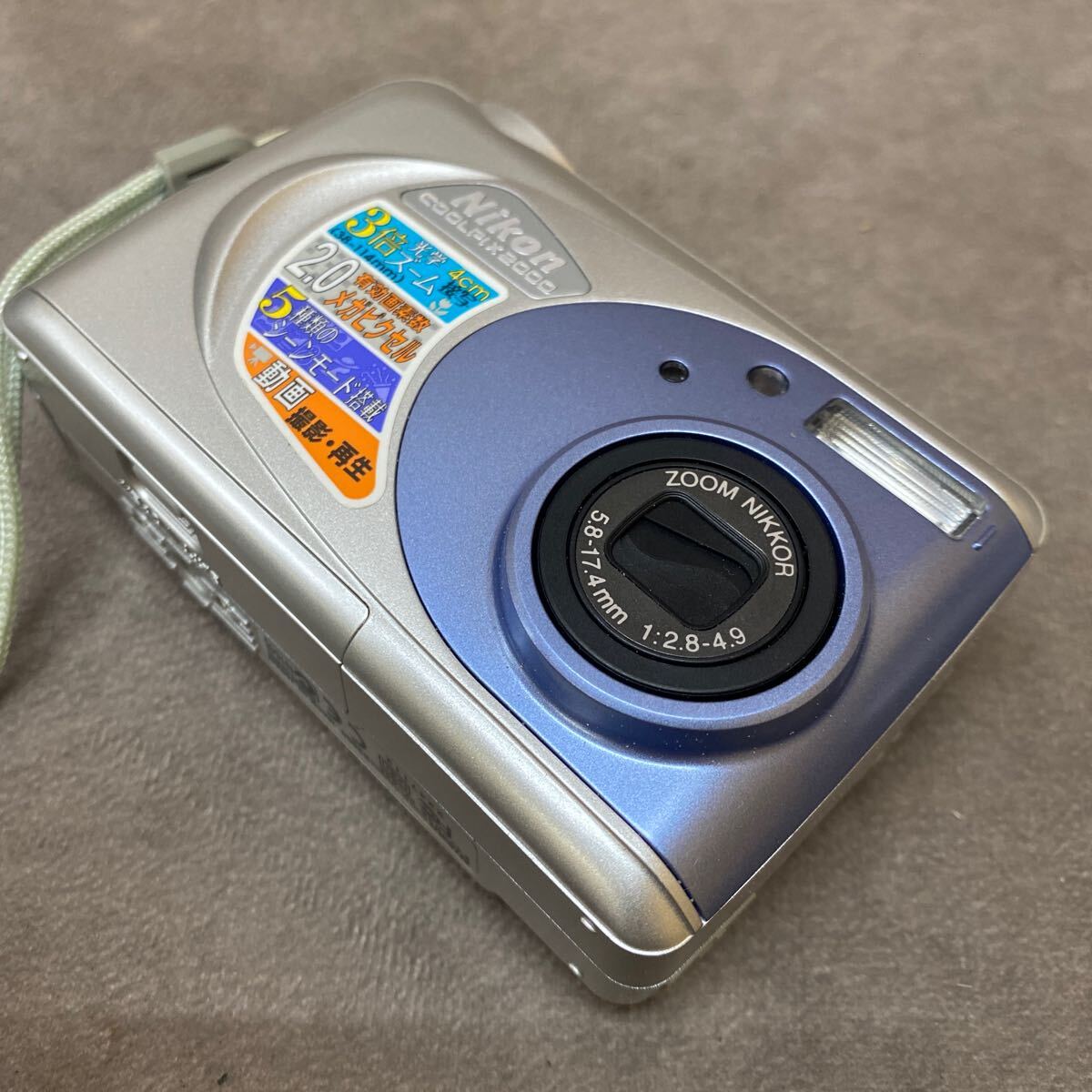 Nikon ニコンCOOLPIX 2000 クールピクス デジタルカメラ 動作未確認 ジャンク品扱い _画像5