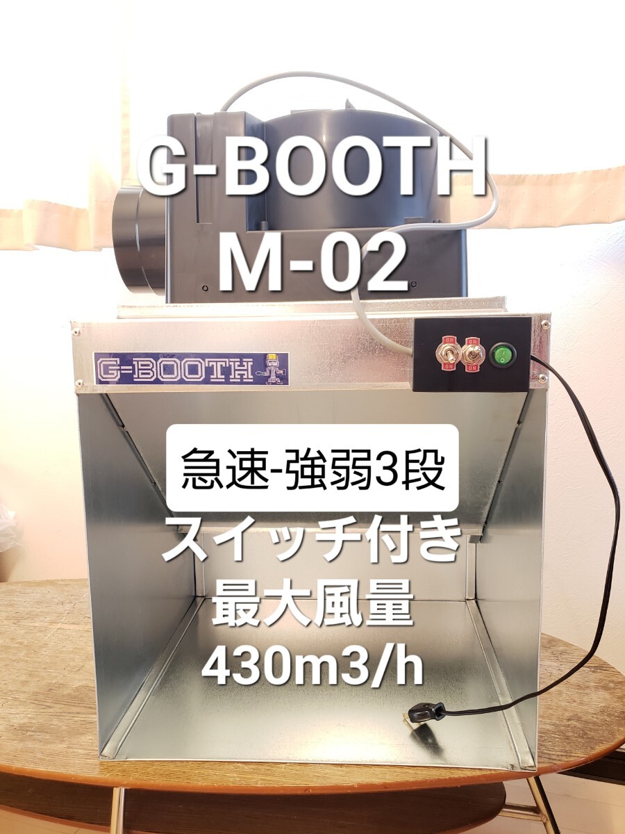 G-Booth　研磨塗装ブース実用新案　三段階切替　風量430ｍ3/ｈセット　②