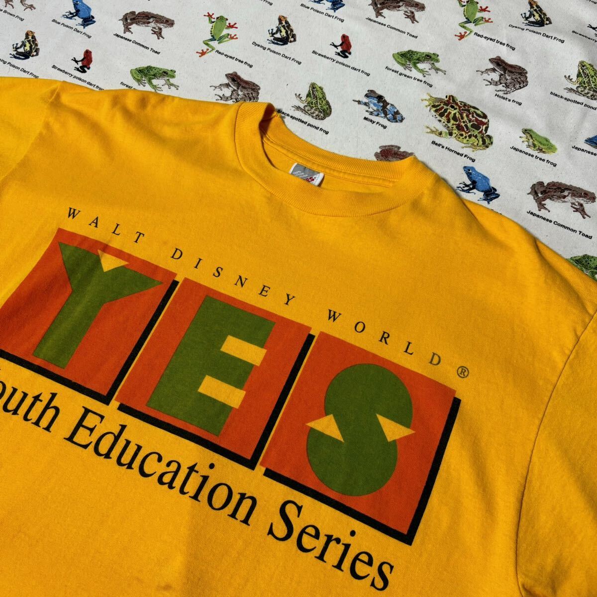 ディズニーワールド　YES USA製　Tシャツ　イエロー　90年代　古着　アメリカ古着　中野区　古着屋 _画像5