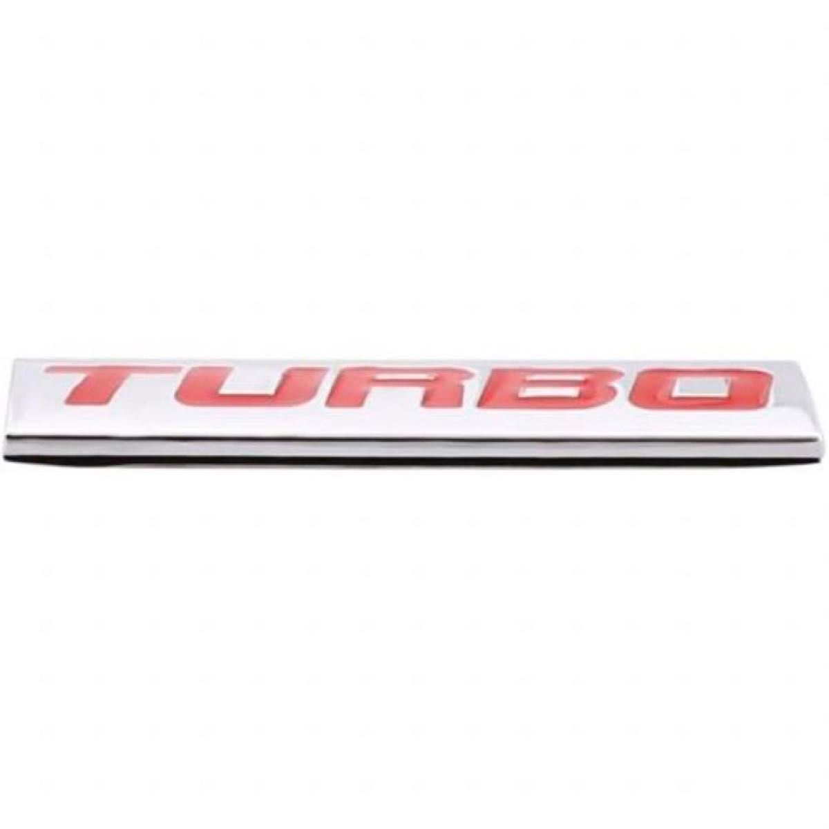 新品　TURBO エンブレム 3Ｄメタル 車のステッカー エンブレムバッジデカール