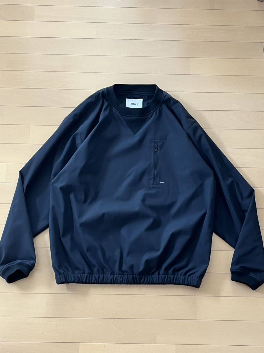 WTAPS 23AW COURT / JACKET / POLY. TWILL. DOT SIGHT サイズL ブラック 試着のみ の画像1