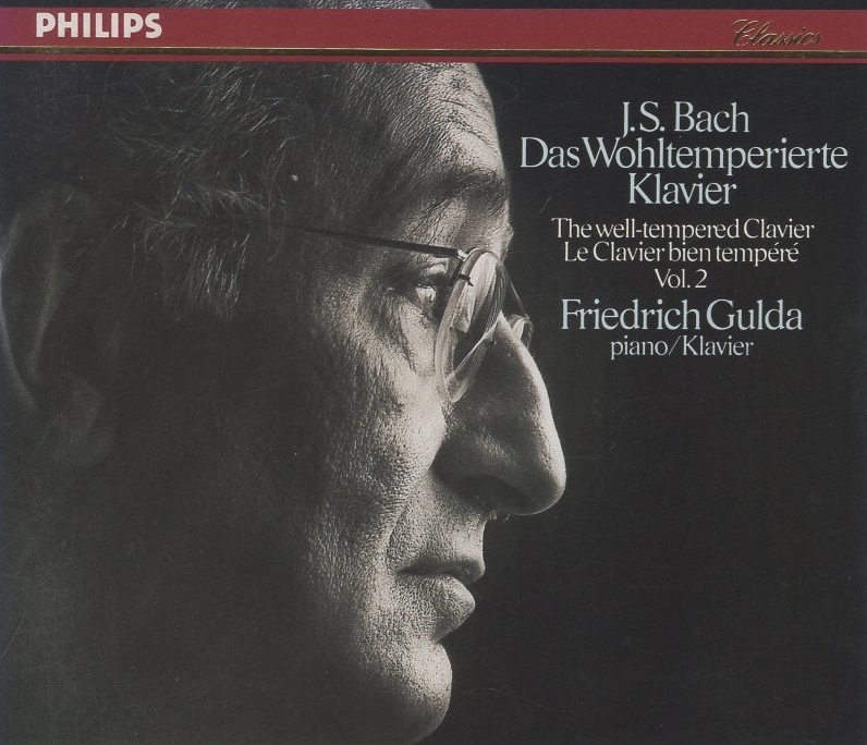 J.S.バッハ:平均律クラヴィーア曲集 第2巻 BWV870-893 / フリードリヒ・グルダ(p) / 2CD / PHILIPS / PHCP-3512-13_画像1