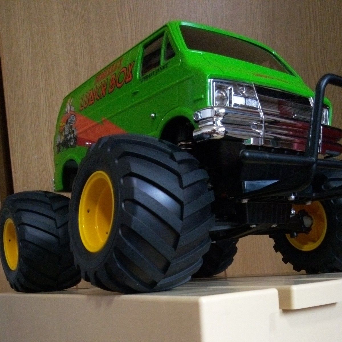 TAMIYA ランチボックス 走行 少 モーター交換後 動作確認のみ TAMIYA ランチボックス 走行 少 モーター交換後 動作確認のみ