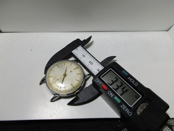 SEIKO Sマーク スモセコ 手巻 時計/ ジャンク 不動の画像4