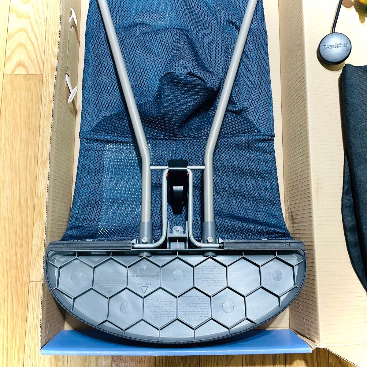 《超美品》純正袋＆トーイ＆取説＆箱付き★ベビービョルン バウンサー ブリスエアー BABYBJORN ベビー用品 Air メッシュ