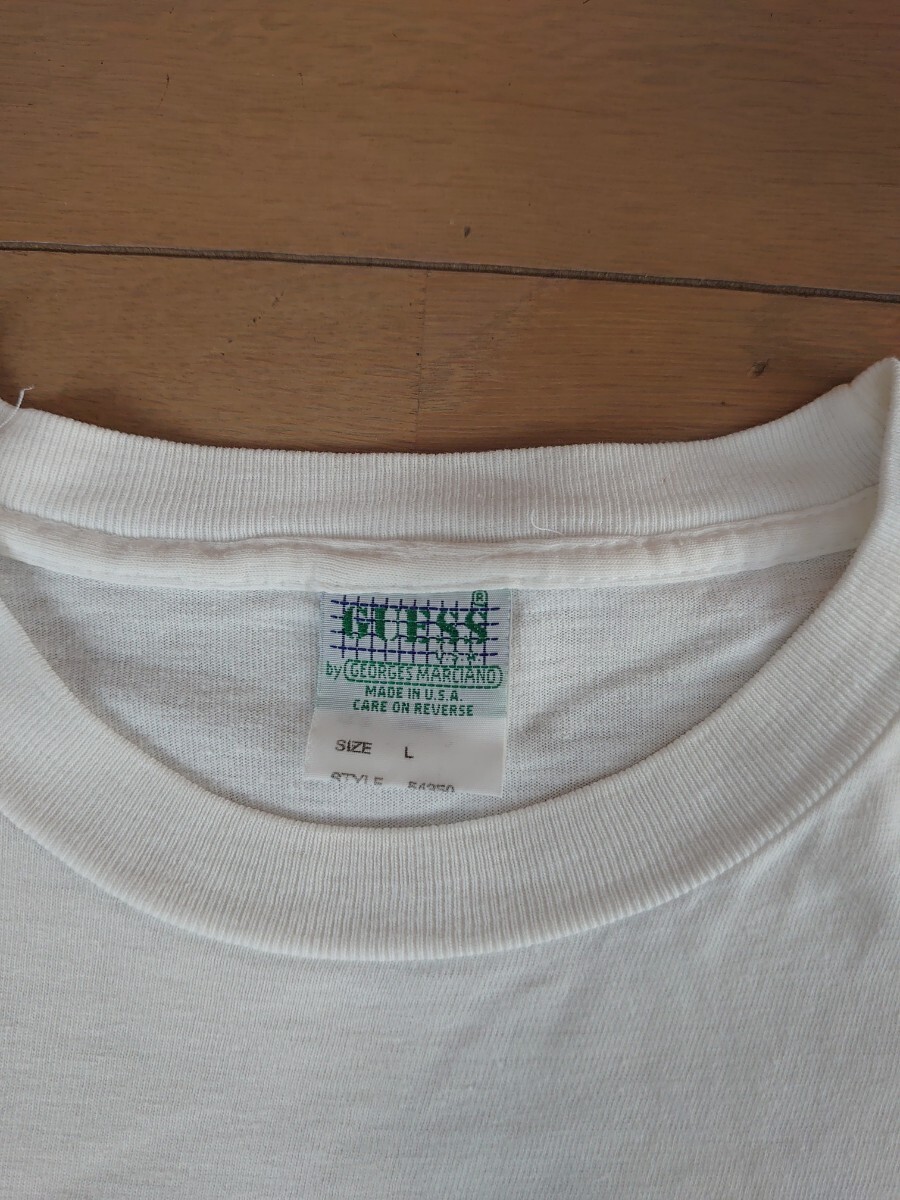 90s GUESS USA производства редкость футболка 2 шт. комплект продажа 