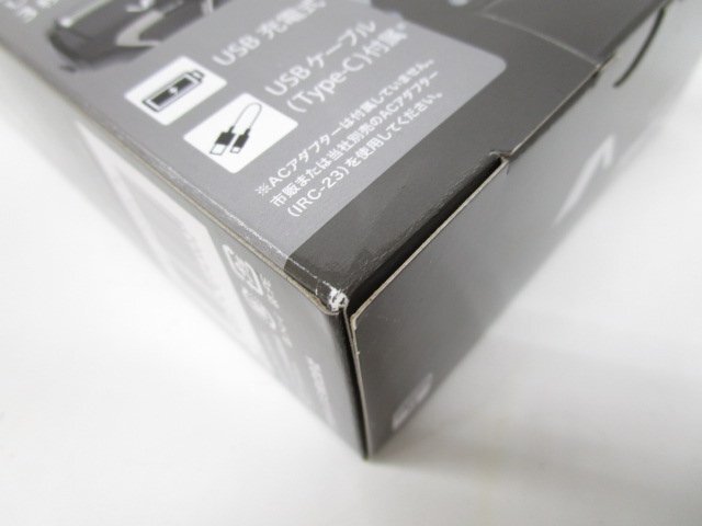 [即日発送]★未使用★ IZUMI イズミ 往復式シェーバー Vシリーズ ソリッドモデル 3枚刃 IZF-V533R-K 充電式 髭剃り 防水IPX7 ブラック 331_画像7