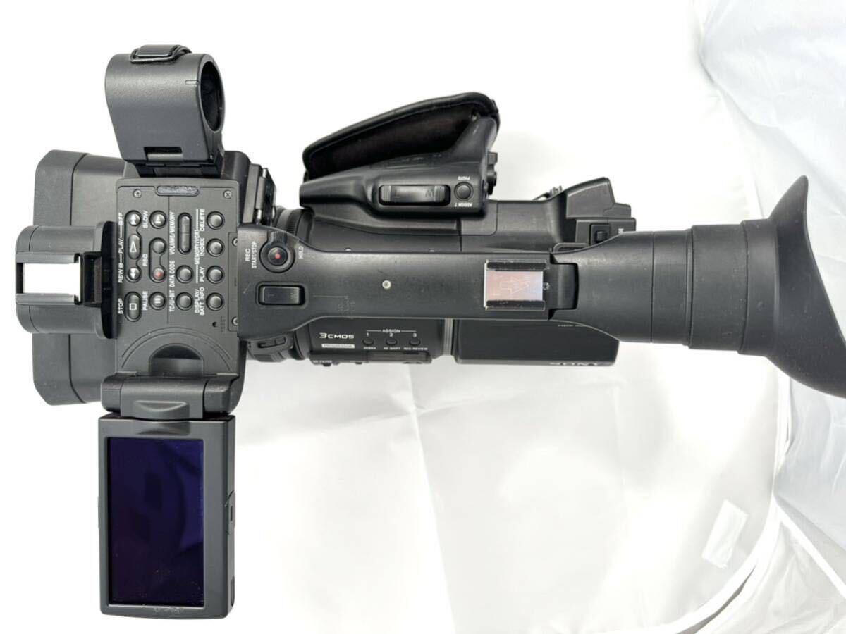 SONY HDV DVCAM HVR-Z5J/1 業務用ビデオカメラ ソニー HDVカムコーダー 動作未確認_画像4