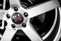 車のスタイリング 4 個 56 ミリメートルホイールハブセンターキャップ GTR エンブレムステッカーバッジデカール日産 GTR R35 R34 アルティ_画像6