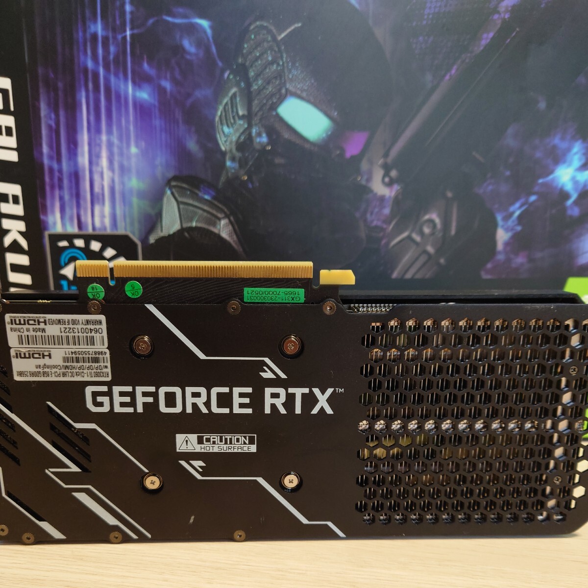 GG-RTX3060Ti-E8GB/DF/LHR 玄人志向 中古_画像1