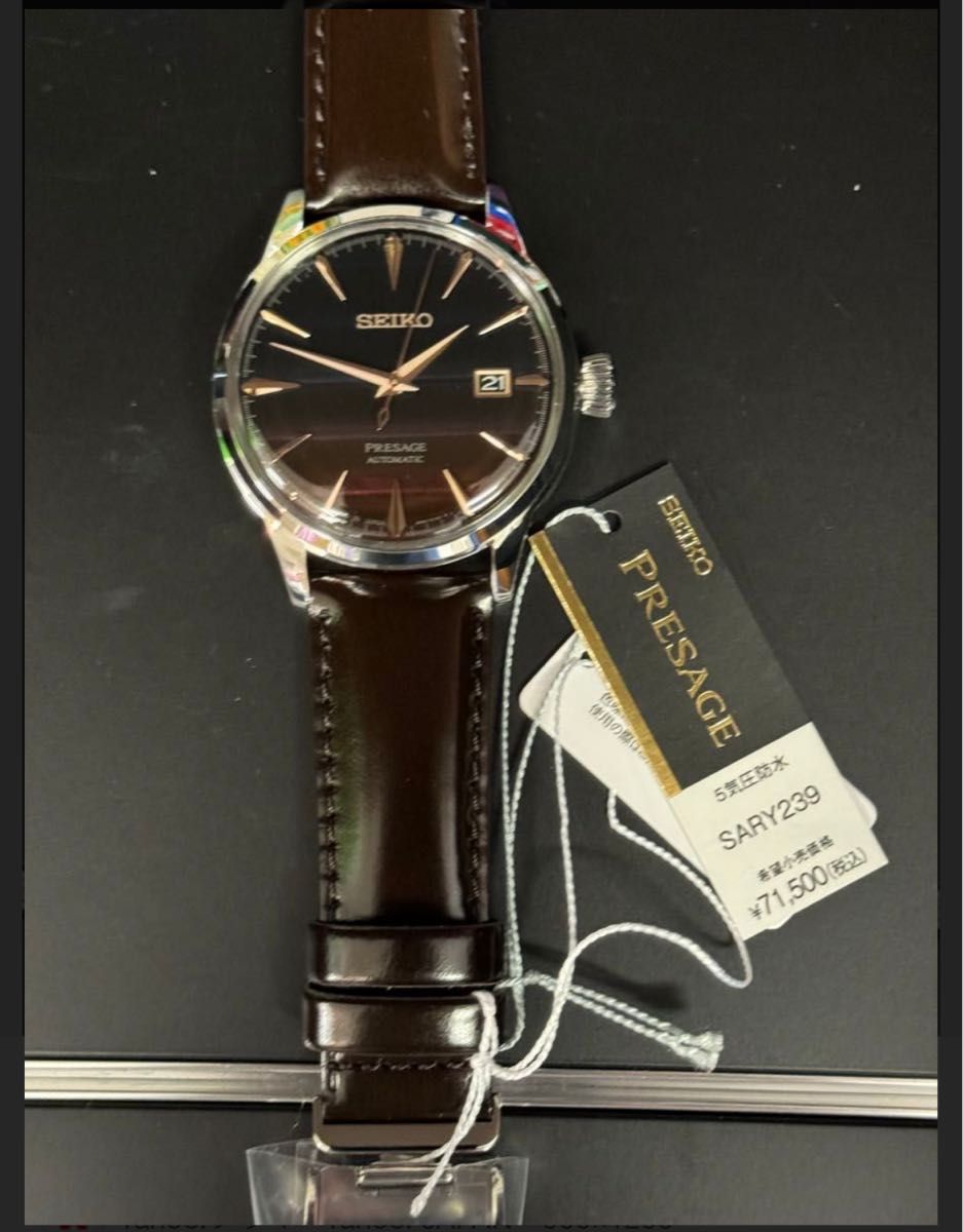 新品　セイコー　プレザージュ　カクテルタイム　ＳＡＲＹ２３９ 世界限定９０００本 腕時計