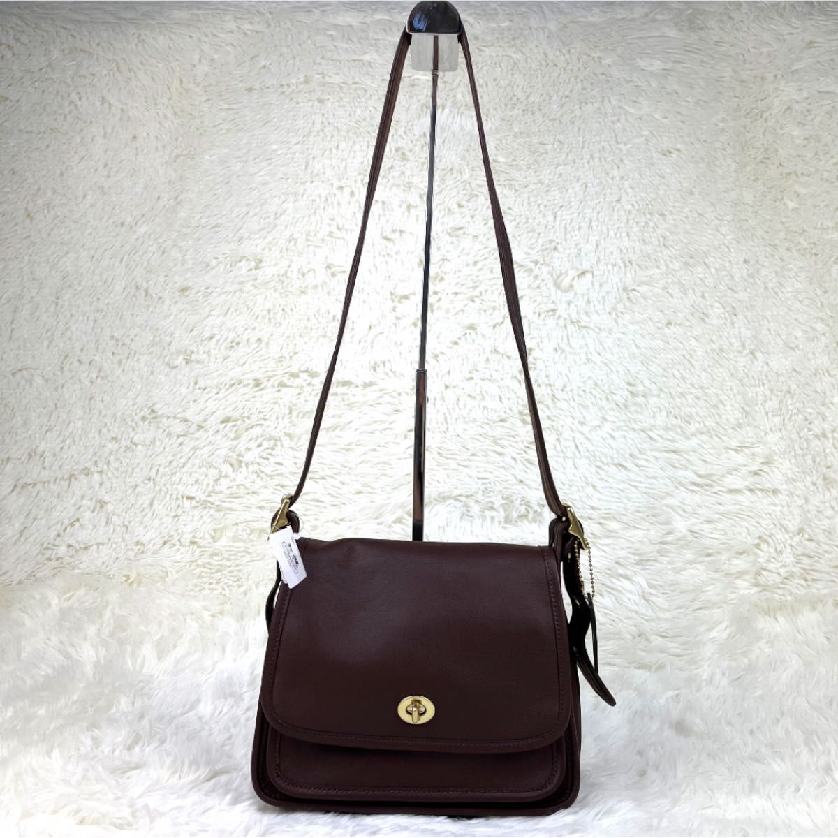 【希少】未使用級・極美品　オールドコーチ　9061 レガシー　ショルダーバッグ OLD COACH 革　肩掛け　ターンロック　