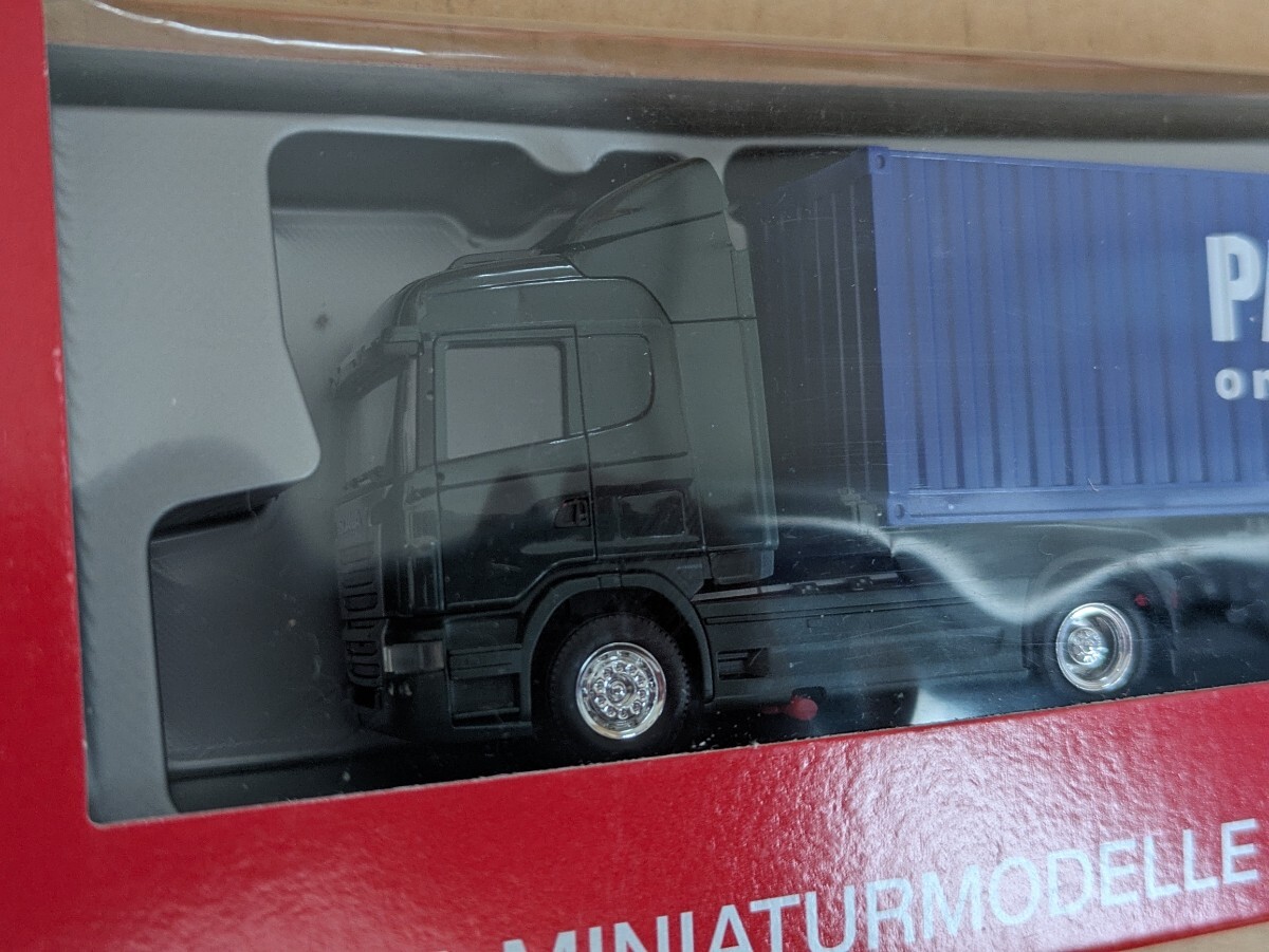 1/87 herpa SCANIA R09 PANALPINA container semi trailler 