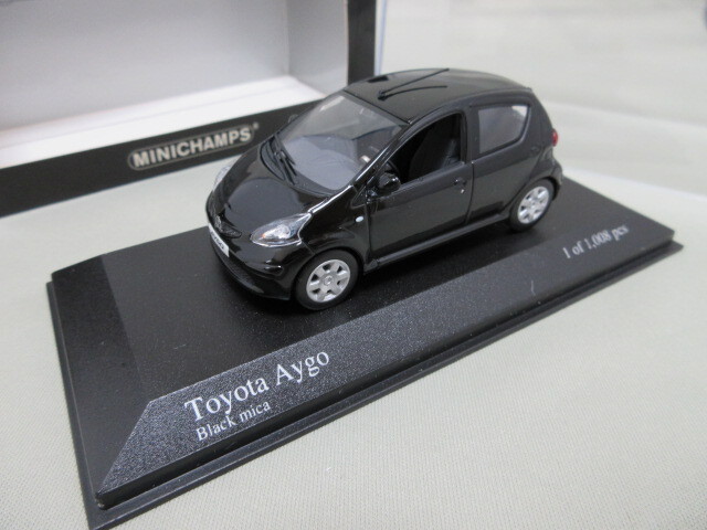 [ ремонт иметь ]PMA Minichamps MINICHAMPS 1/43*TOYOTA AYGO 2005 Toyota I go первое поколение AB10 серия черный *