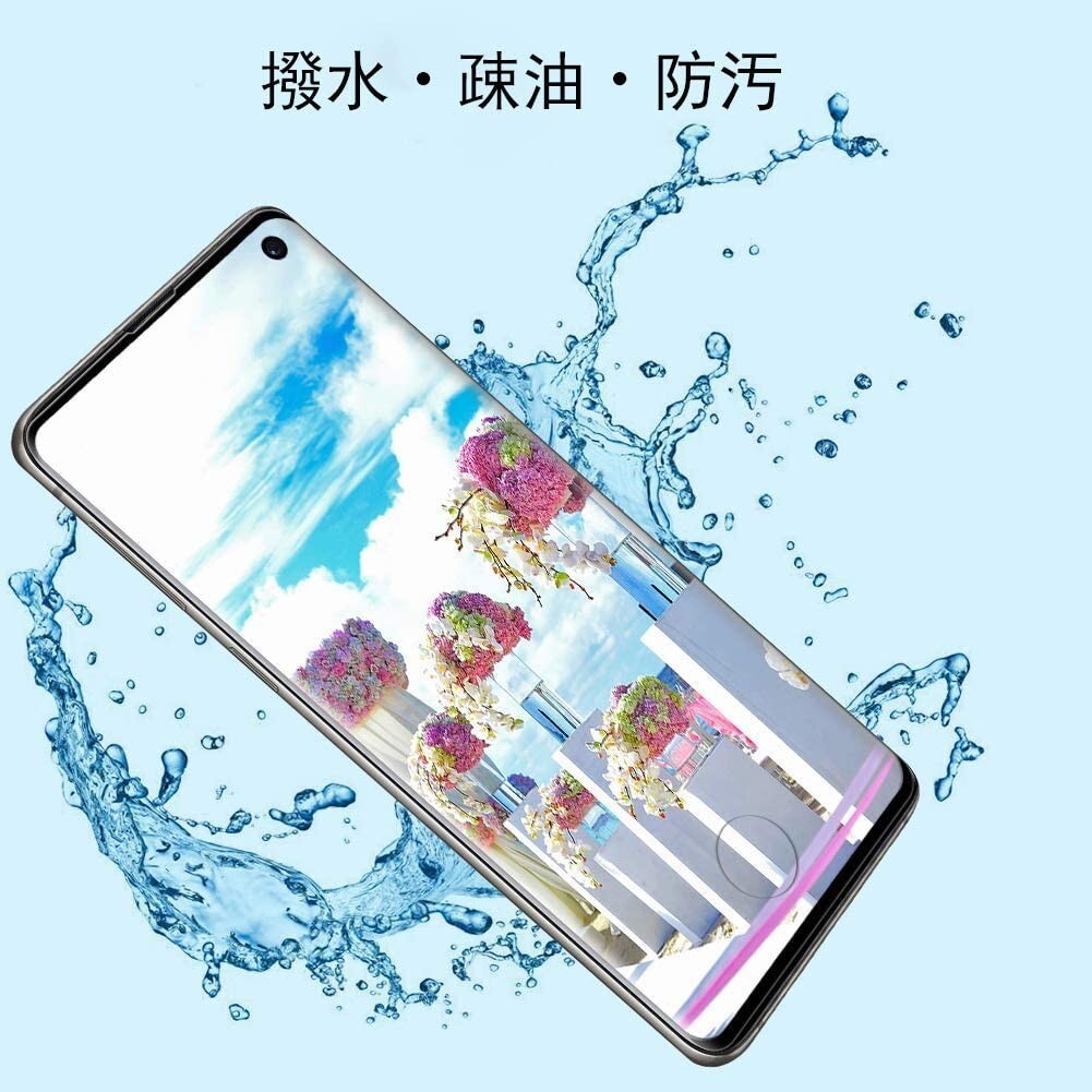 2枚組 Galaxy S10 ガラスフィルム ブラック 即購入OK 3Ｄ曲面全面保護 galaxyS10 末端吸着のみ 破損保障あり ギャラクシーエス10 paypay_画像4