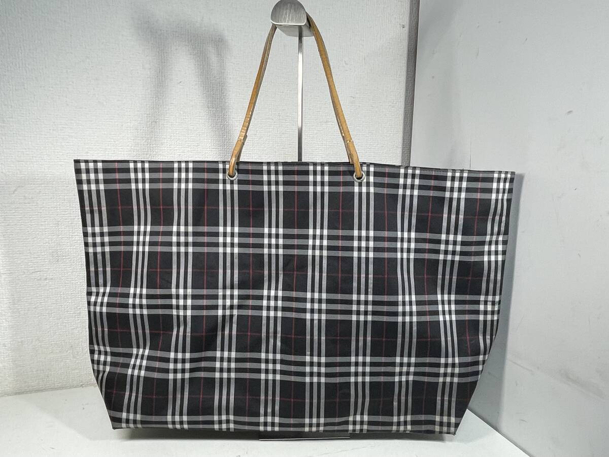 [ beautiful goods ] BURBERRY Burberry tote bag handbag shoulder bag noba check 