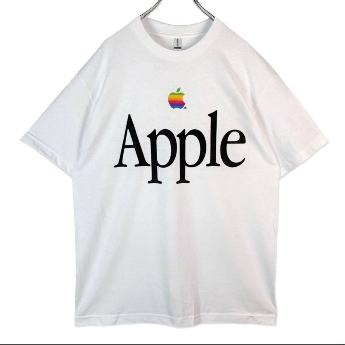アップル Mac セール APPLE Tシャツ 企業物 ホワイト 白 大判 デカロゴ 製 リンゴ 90s USA アメリカ 00s y2k 野村訓市 Marlboro _画像1