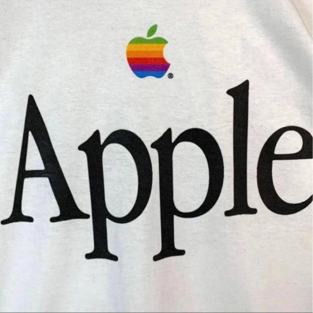 アップル Mac セール APPLE Tシャツ 企業物 ホワイト 白 大判 デカロゴ 製 リンゴ 90s USA アメリカ 00s y2k 野村訓市 Marlboro _画像2