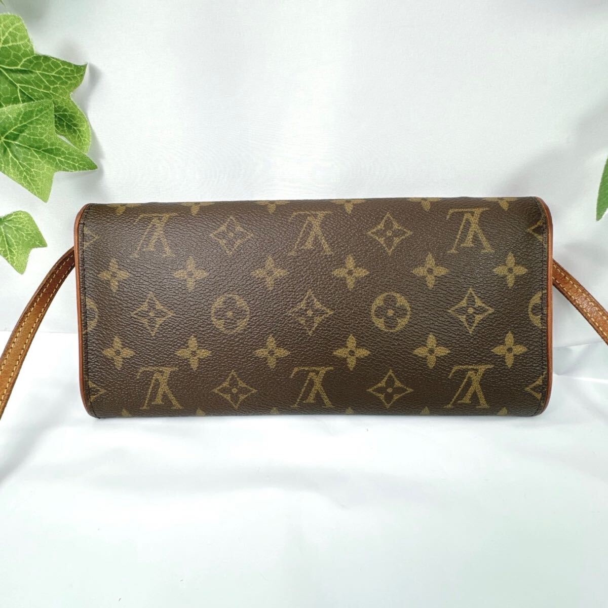 1円 LOUIS VUITTON ルイヴィトン ショルダー 斜めがけバッグ モノグラム ツインGM M51852 ミニバッグ 2way シリアルFL0020_画像3