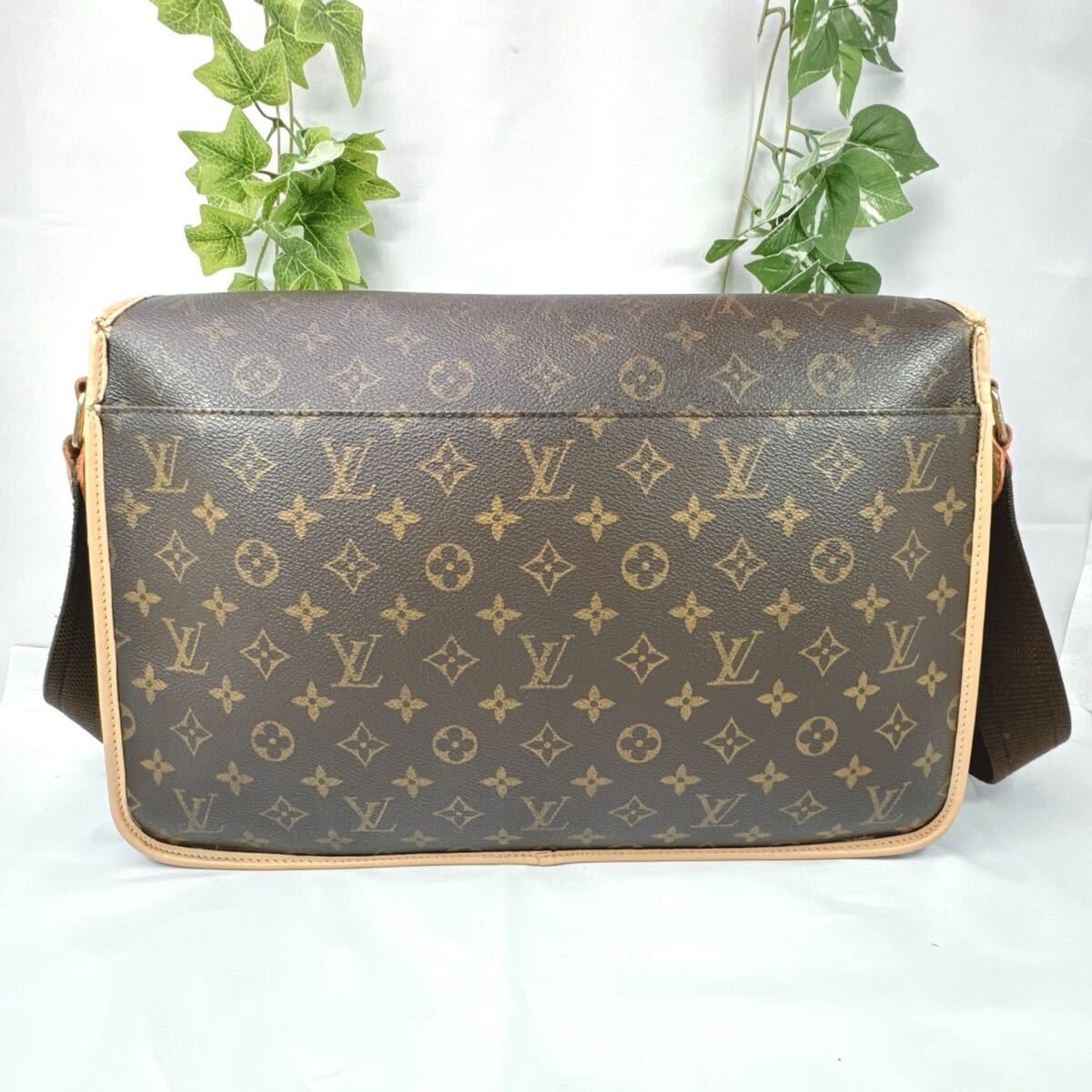 1円 LOUIS VUITTON ルイヴィトン ジベシエールGM ショルダーバッグ M42246 メッセンジャー モノグラム シリアル SE0938_画像3