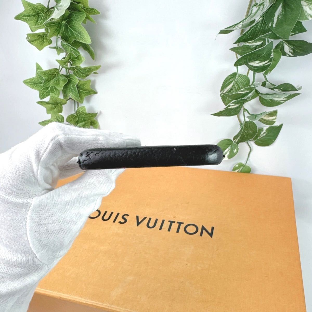 1円 LOUIS VUITTON ルイヴィトン iPhone11Pro Max ケース スマホケース トリヨン バンパー シリアル BC4200 男女兼用 ブラック×モノグラム_画像6