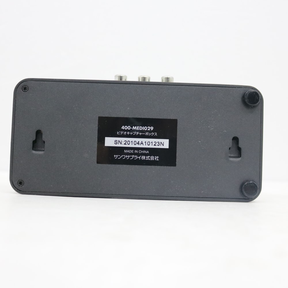 T6D0460 通電確認済み サンワサプライ ビデオキャプチャーボックス 400-MEDI029_画像5