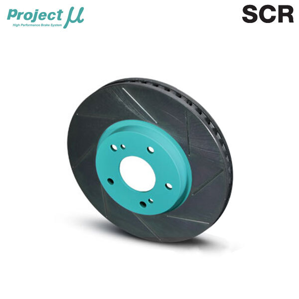 Project Mu プロジェクトミュー ブレーキローター SCR 緑塗装 補修ディスク 左 SCRN018L