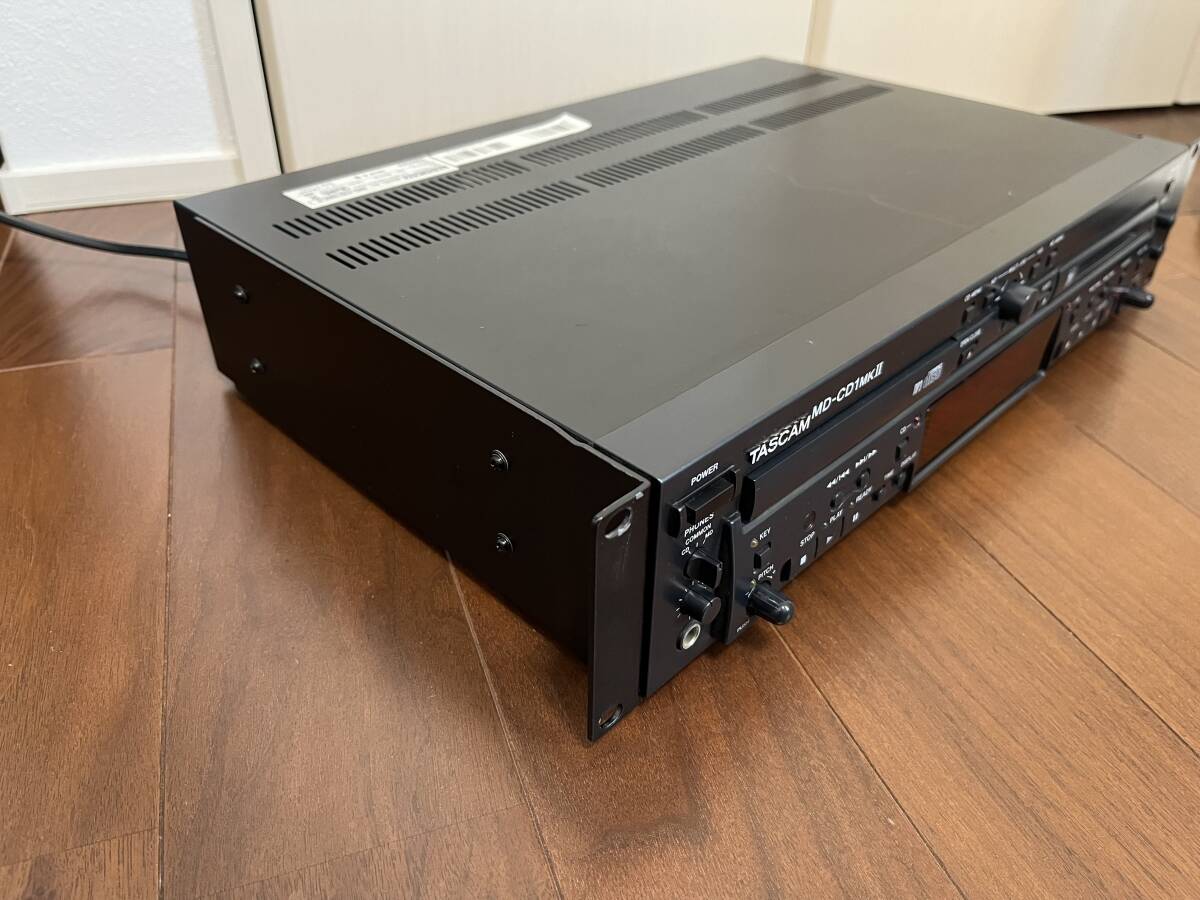 TASCAM MD-CD1MkⅡ ＣＤプレーヤー／ＭＤレコーダー MD動作OK ダビング動作OK TEAC ペット無・禁煙環境_画像2