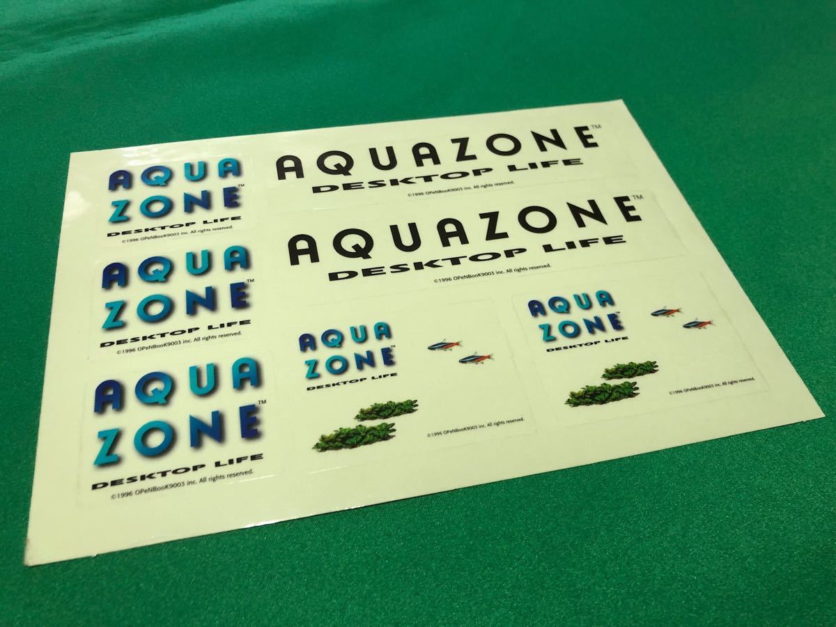 Paypayフリマ 激レア Aquazone Desktop Life アクアゾーン デスクトップ ライフ 1996 Openbook9003 ステッカー Apple Macworld Expo Tokyo 97 Paypayフリマ 激レア Aquazone Desktop Life アクアゾーン デスクトップ ライフ 1996 Openbook9003 ステッカー Apple Macworld Expo Tokyo 97