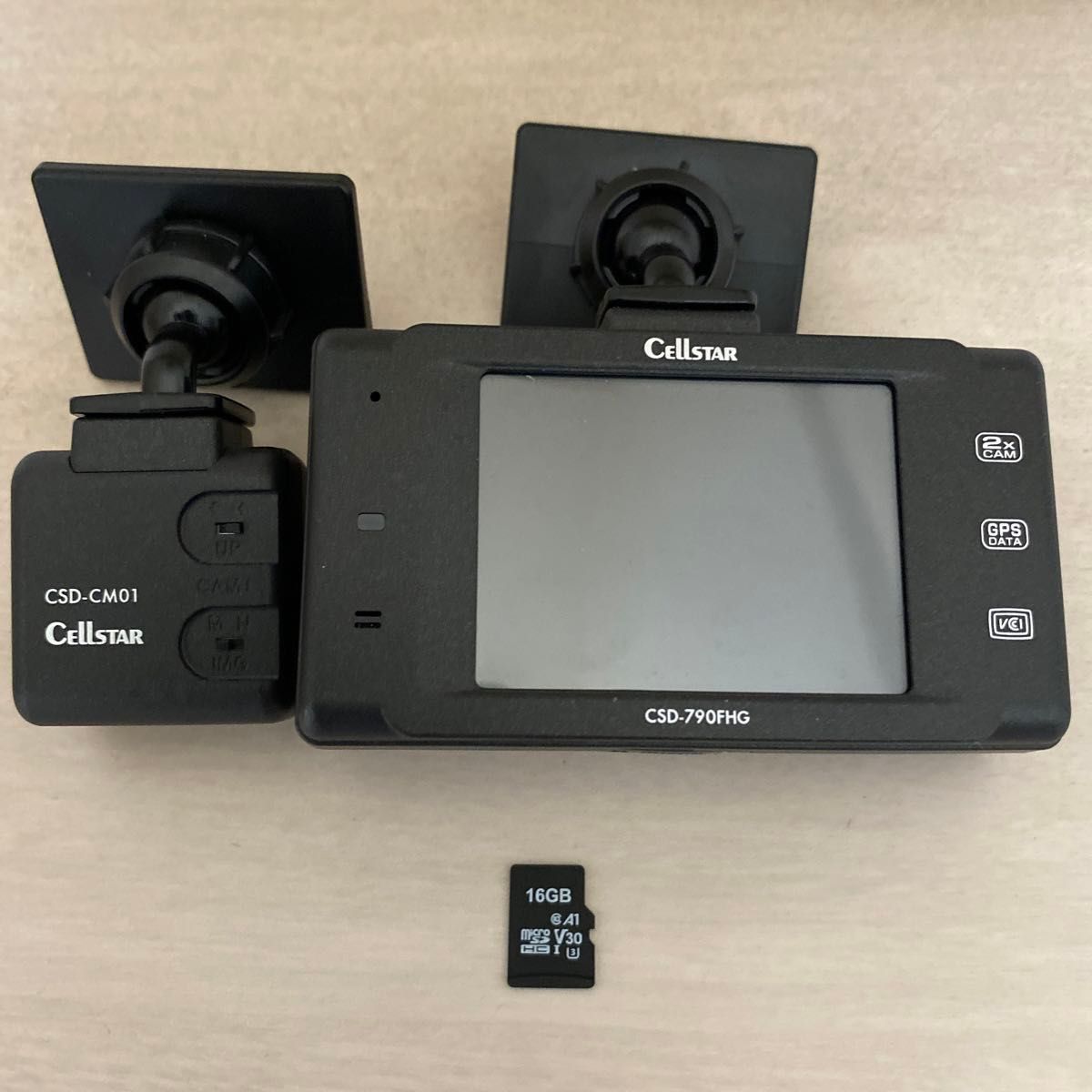 CELLSTAR セルスター 前後2カメラドライブレコーダー CSD-790FHG