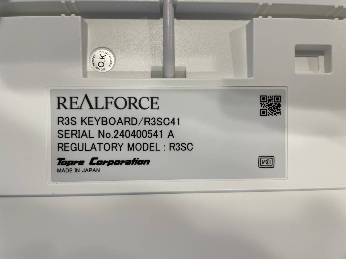REALFORCE リアルフォース R3S 日本語配列 R3SC41_画像2