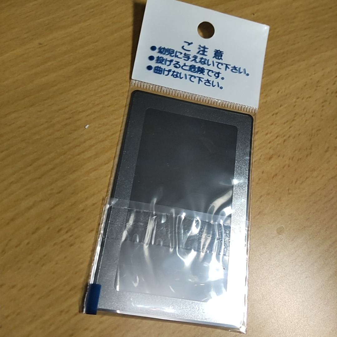 非売品・景品・硬質ステンレスメタル製 バイオハザード カードミラー バイオGBの画像3