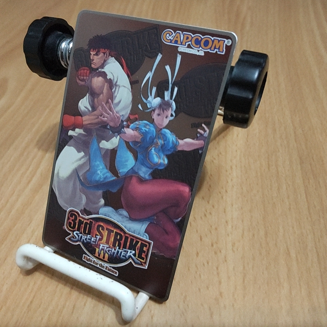  not for sale * hardness made of stainless steel Street Fighter * card mirror length 
