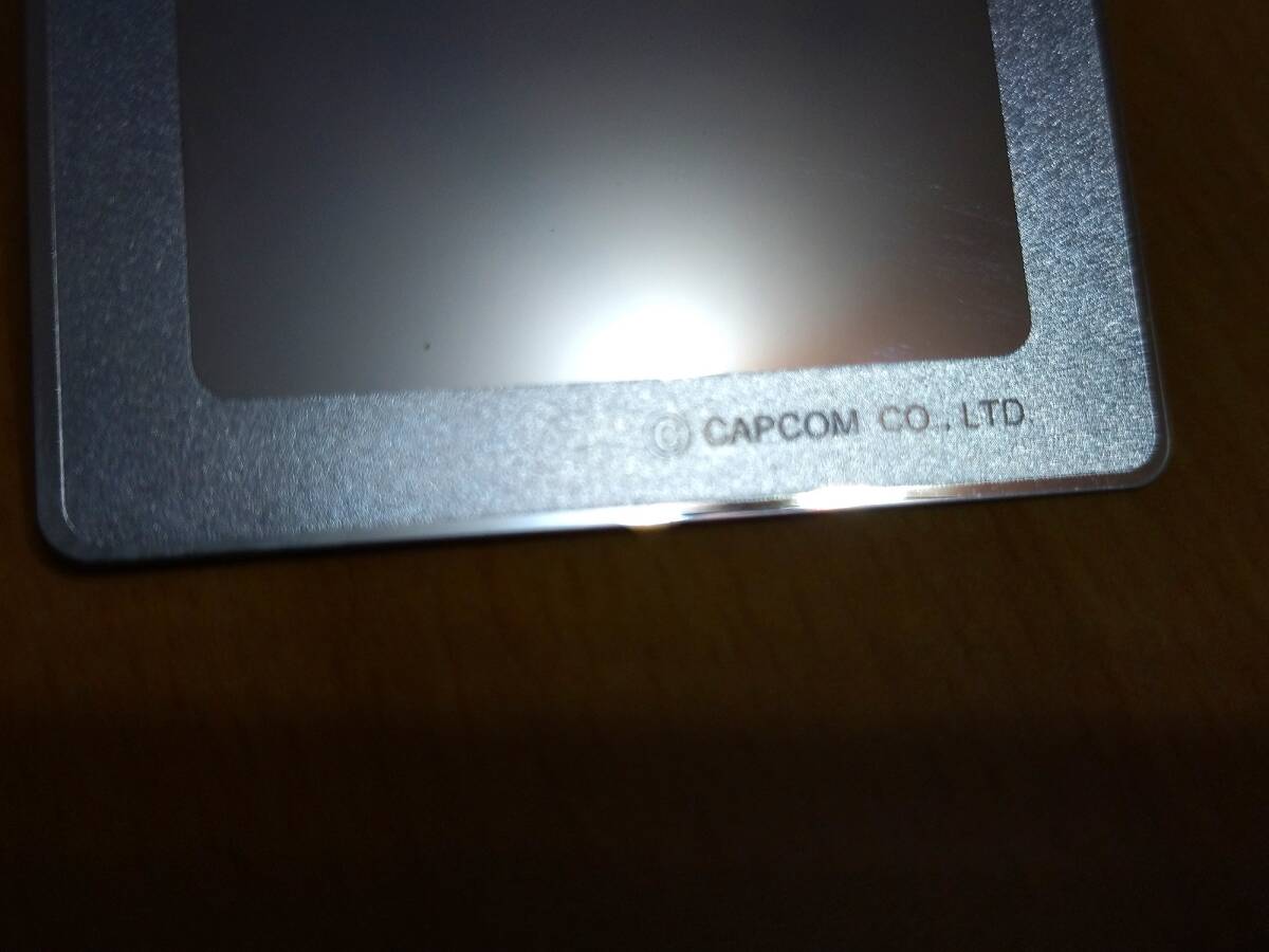 非売品・景品・硬質ステンレスメタル製 バイオハザード カードミラー ラクーンSSの画像7