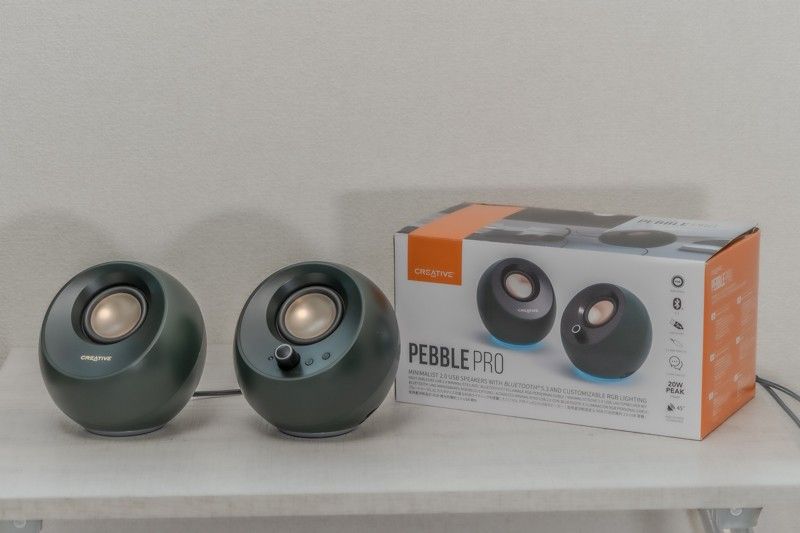 Creative Pebble pro  USB-PD 出力60wスピーカー bluetooth対応 USB PD65w充電器付き