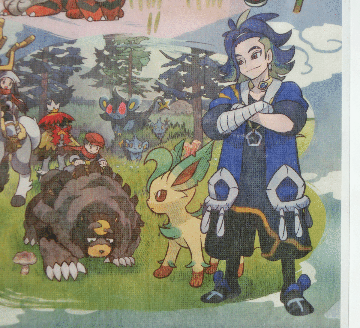 ポケモン 和紙風A4サイズクリアファイル HISUI DAYS カイ ウォロ ポケモン 和紙風A4サイズクリアファイル HISUI DAYS カイ ウォロ