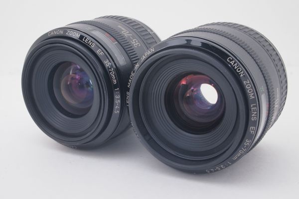 難あり ジャンク キヤノン Canon EF 35-70mm 3.5-4.5 レンズ 2本セット #E9の画像1