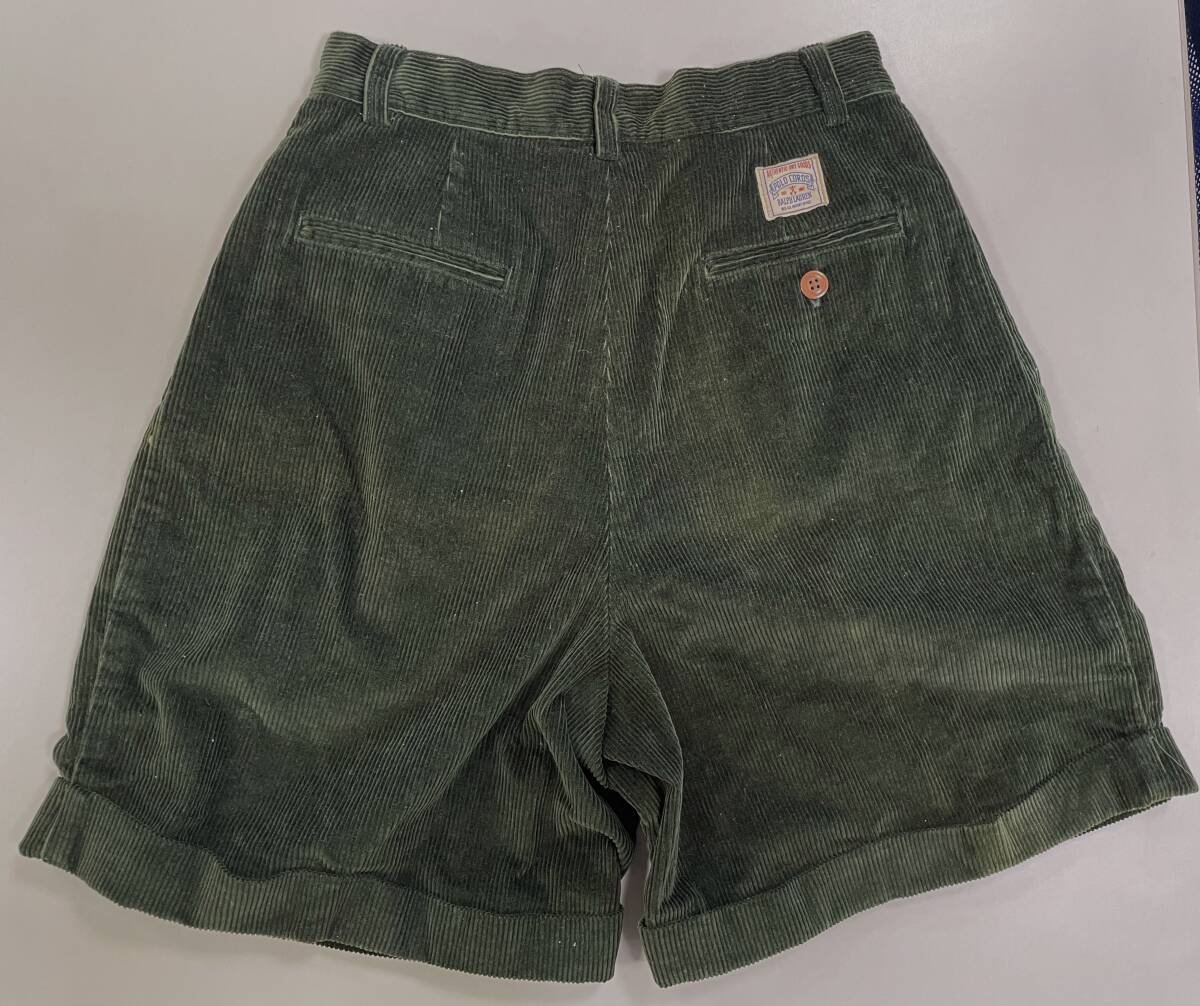 #RALPH LAUREN#90s/POLO CORDS# вельвет # юбка-брюки брюки #9 номер # moss green # не использовался товар #