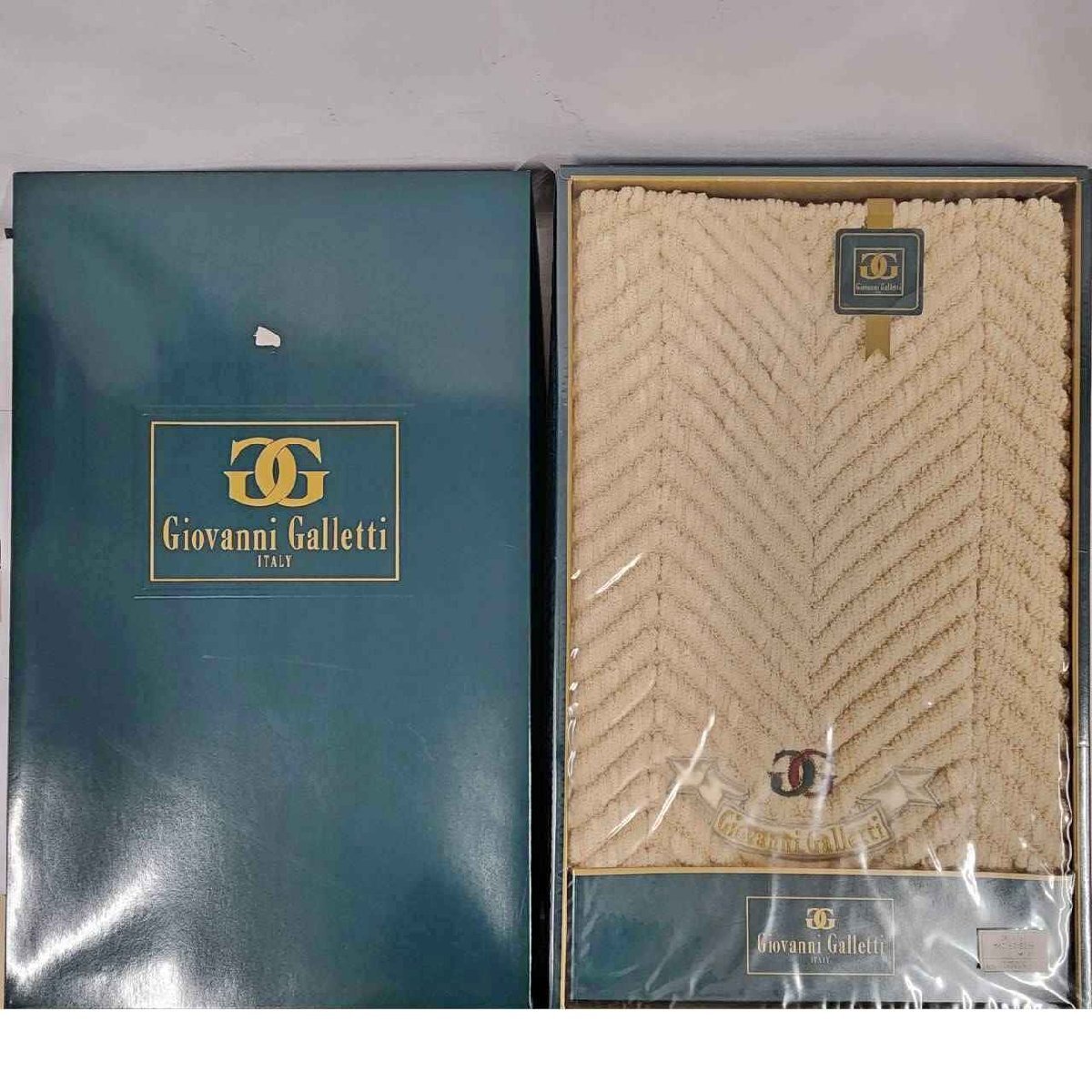 【保管品】Giovanni Galletti 大判バスマット＜生活雑貨＞ジョバンニ・ガレッティ 綿100％ 50×80cm_画像1