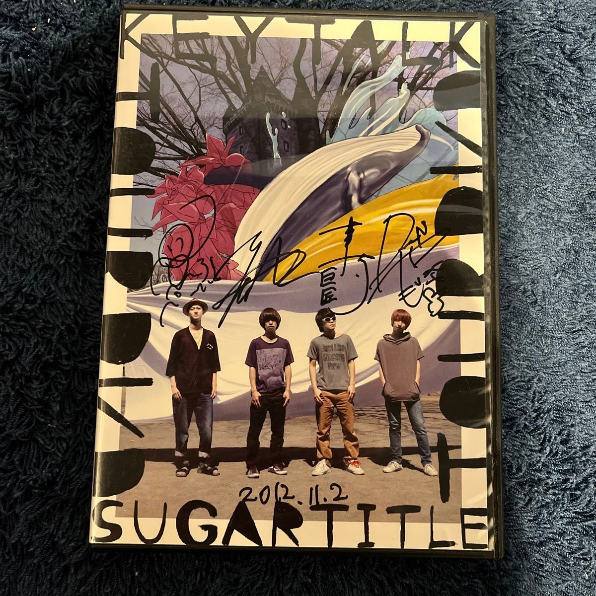 メンバー全員のサイン入り　KEYTALK KEYTALK SUGARTITLE TOUR DVD