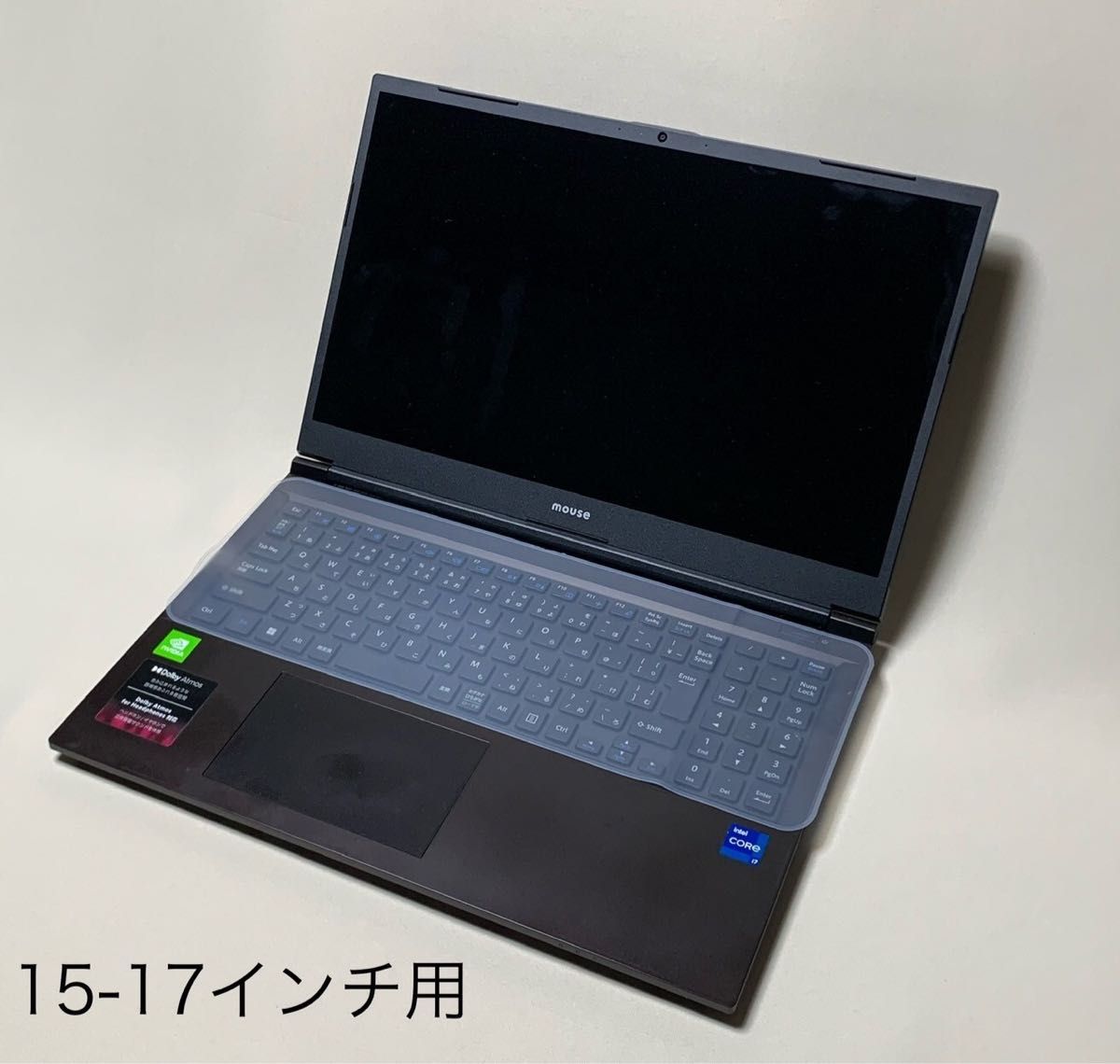 キーボードカバー　15-17インチ　１枚　シート　パッド　パソコン　防水　防塵