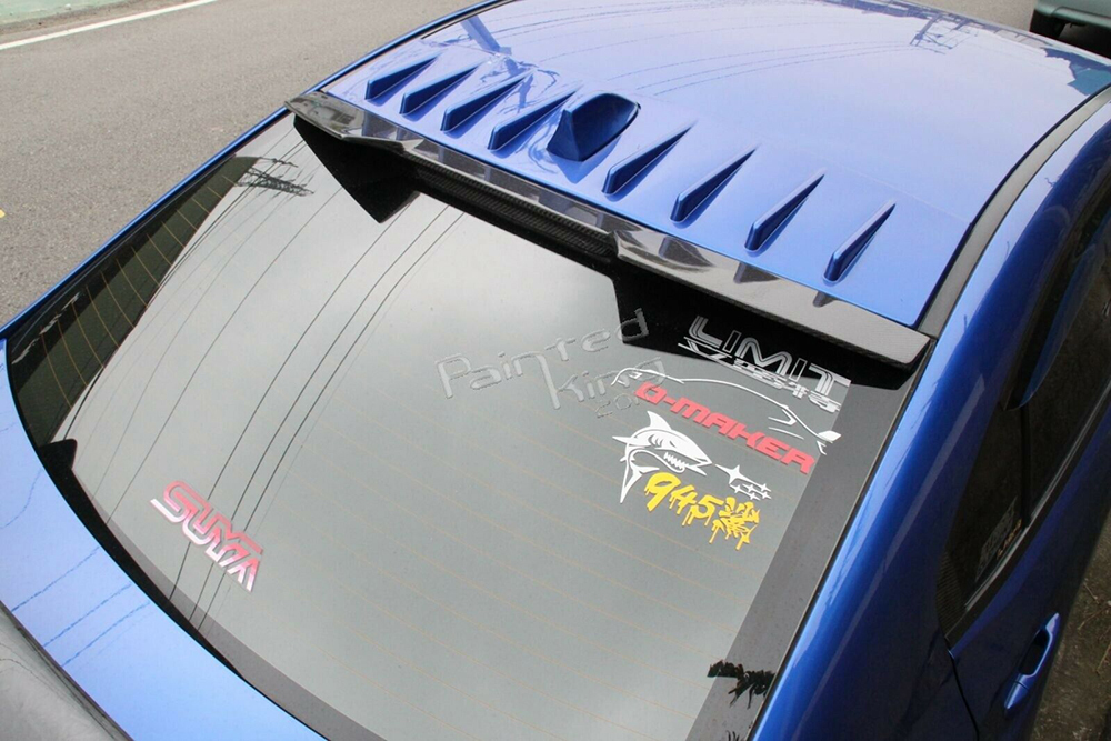 スバル WRX STI S4 VA セダン ボルテックスジェネレータ リアルーフフィンスポイラー塗装対応 2015-2021_画像7