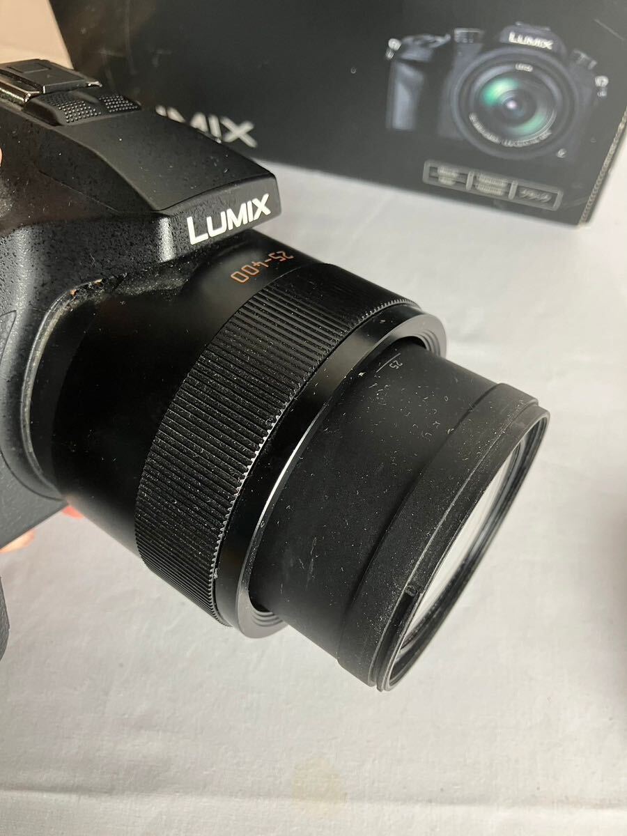 【#kk】【通電○】Panasonic LUMIX DMC-FZ1000 25...400 パナソニック ルミックス デジタルカメラ ブラック _画像5