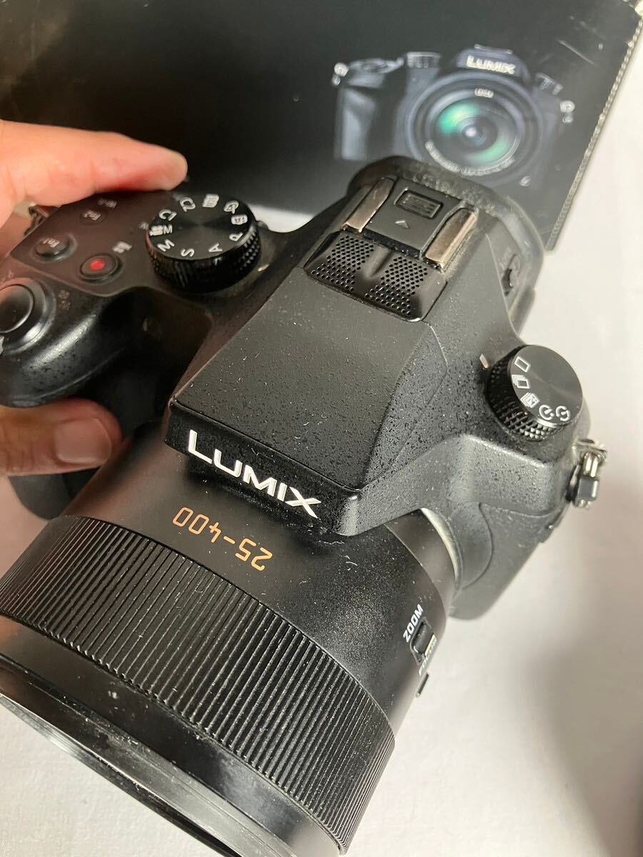 【#kk】【通電○】Panasonic LUMIX DMC-FZ1000 25...400 パナソニック ルミックス デジタルカメラ ブラック _画像3