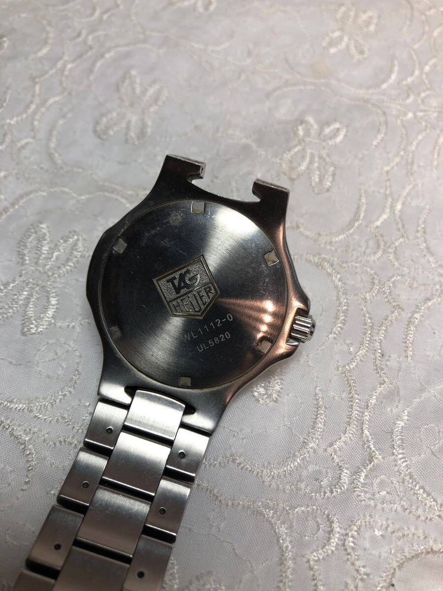 [#kk][ immovable ] TAG Heuer wristwatch Divers watch WL1112-0 UL5820 M0-63 BA070 silver black 