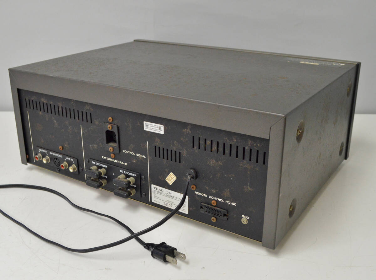  power supply has confirmed / Junk TEAC FF-80 3 head cassette deck Teac ff series high-end model ys972
