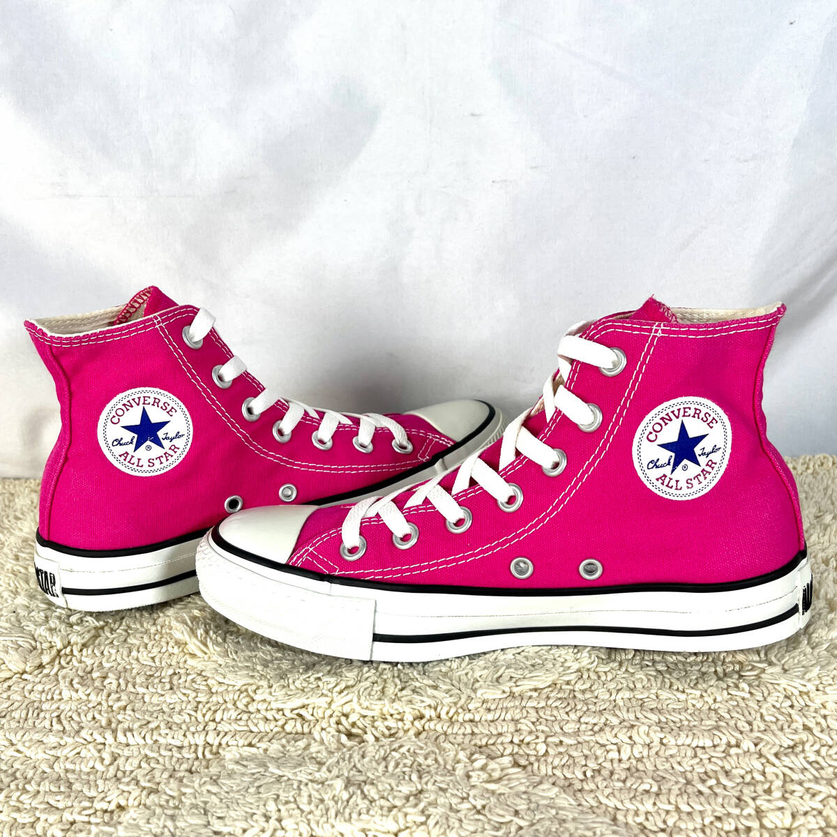 新品 コンバースオールスターハイカット 23.5 ピンク CONVERSE 23 0cm ハイカットスニーカー コンバース オールスター