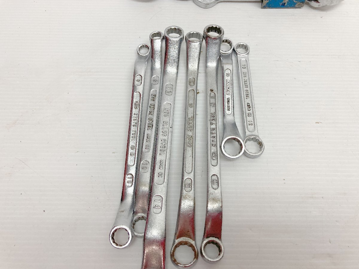 TONE tone CR-V etc. combination wrench spanner glasses wrench etc. summarize large amount hand tool tool 